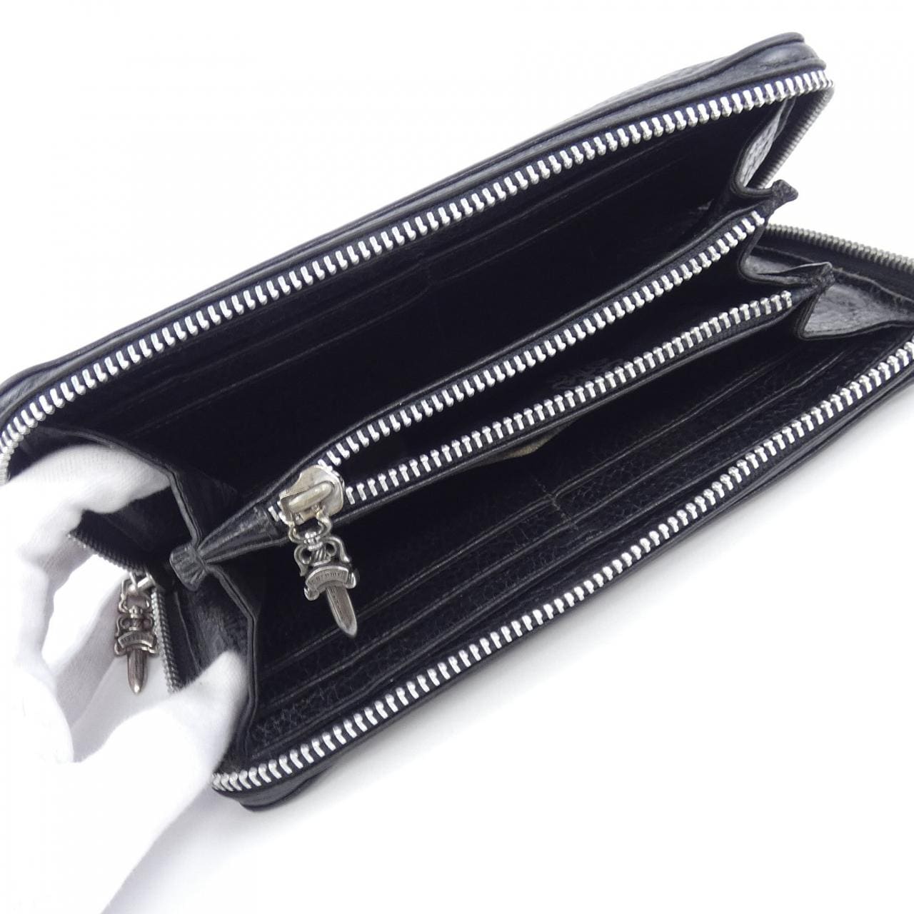クロムハーツ CHROME HEARTS REC F ZIP2 NO DTL レック ウォレット プレーン 2246 304 0602 0900 WALLET