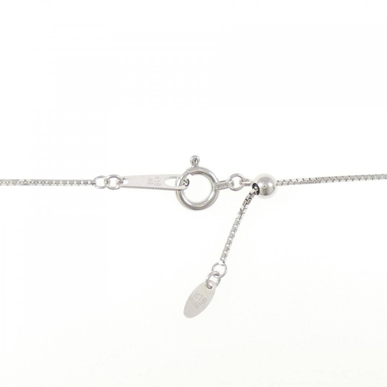 K18WG アコヤパール ネックレス