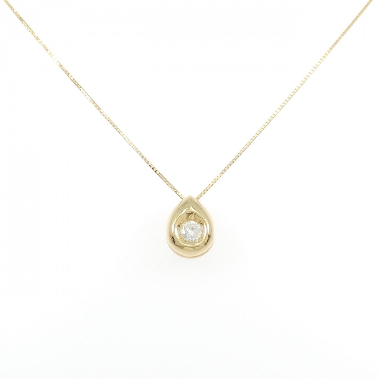 K18YG ダイヤモンド ネックレス 0.26CT