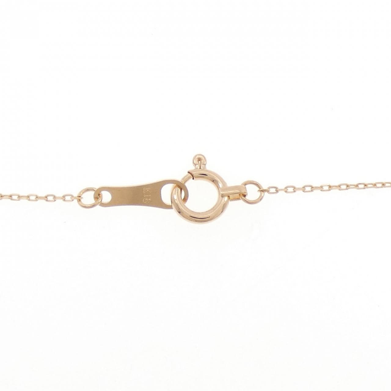 K18YG/K18PG スモーキークオーツ ネックレス