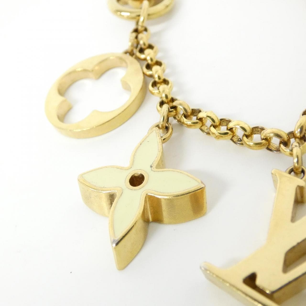 ルイヴィトン バッグチャーム チェーン フルール ドゥ モノグラム M01413 バッグチャーム