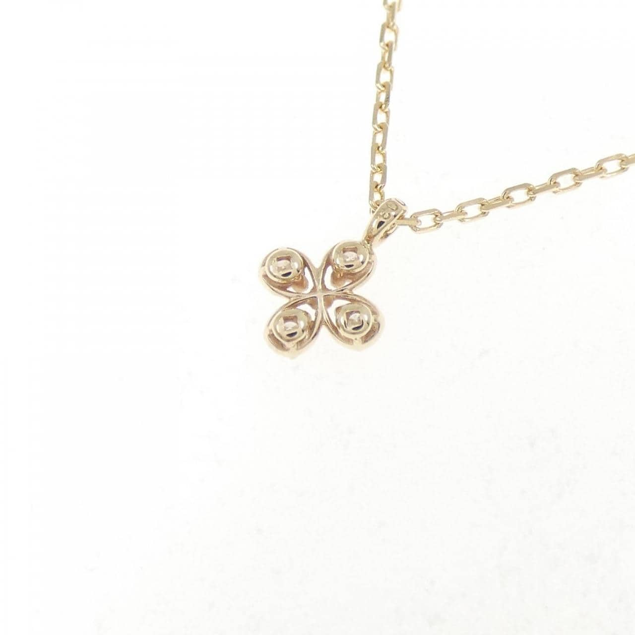 ノジェス フラワー ダイヤモンド ネックレス 0.03CT