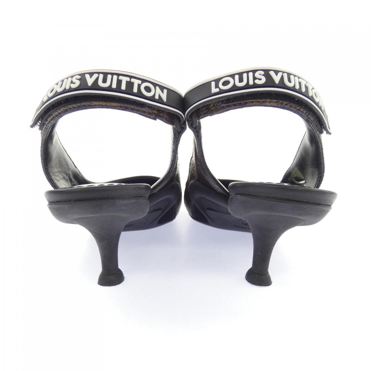 ルイヴィトン LOUIS VUITTON スリングバック モノグラム アークライトライン パンプス