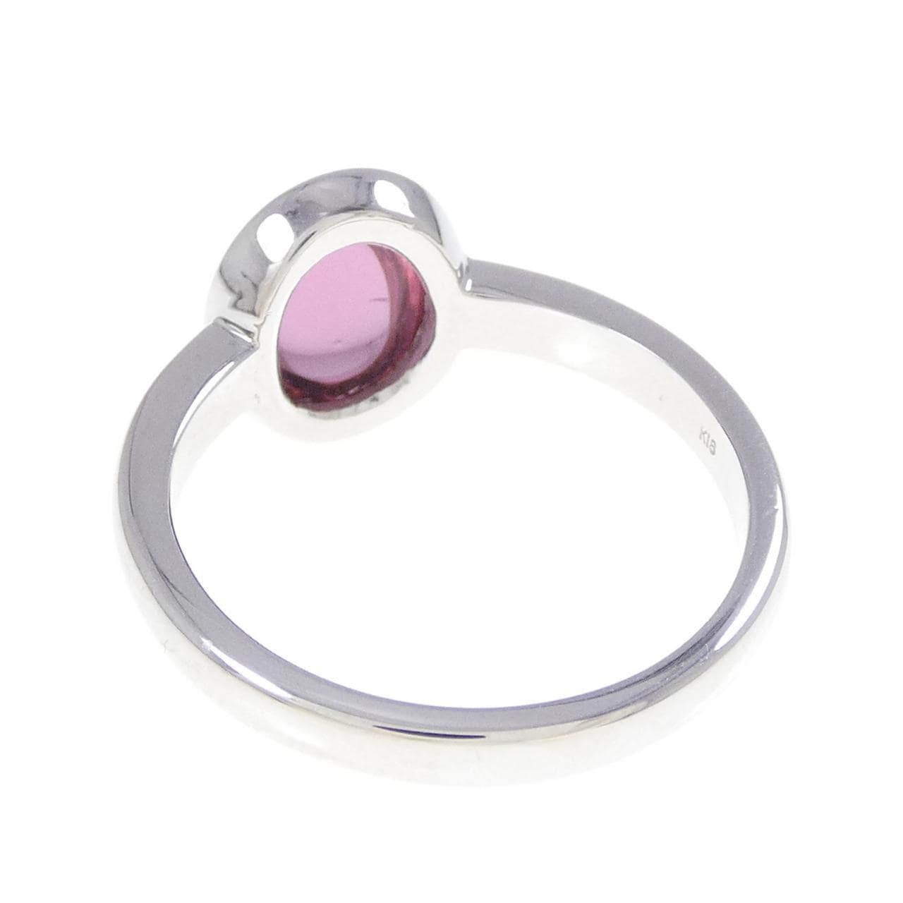 K18WG トルマリン リング 2.07CT