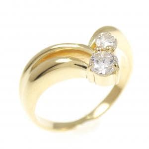 K18YG ダイヤモンド リング 0.26CT