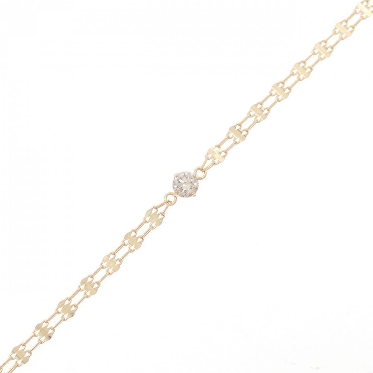 K18YG ダイヤモンド ブレスレット 0.08CT