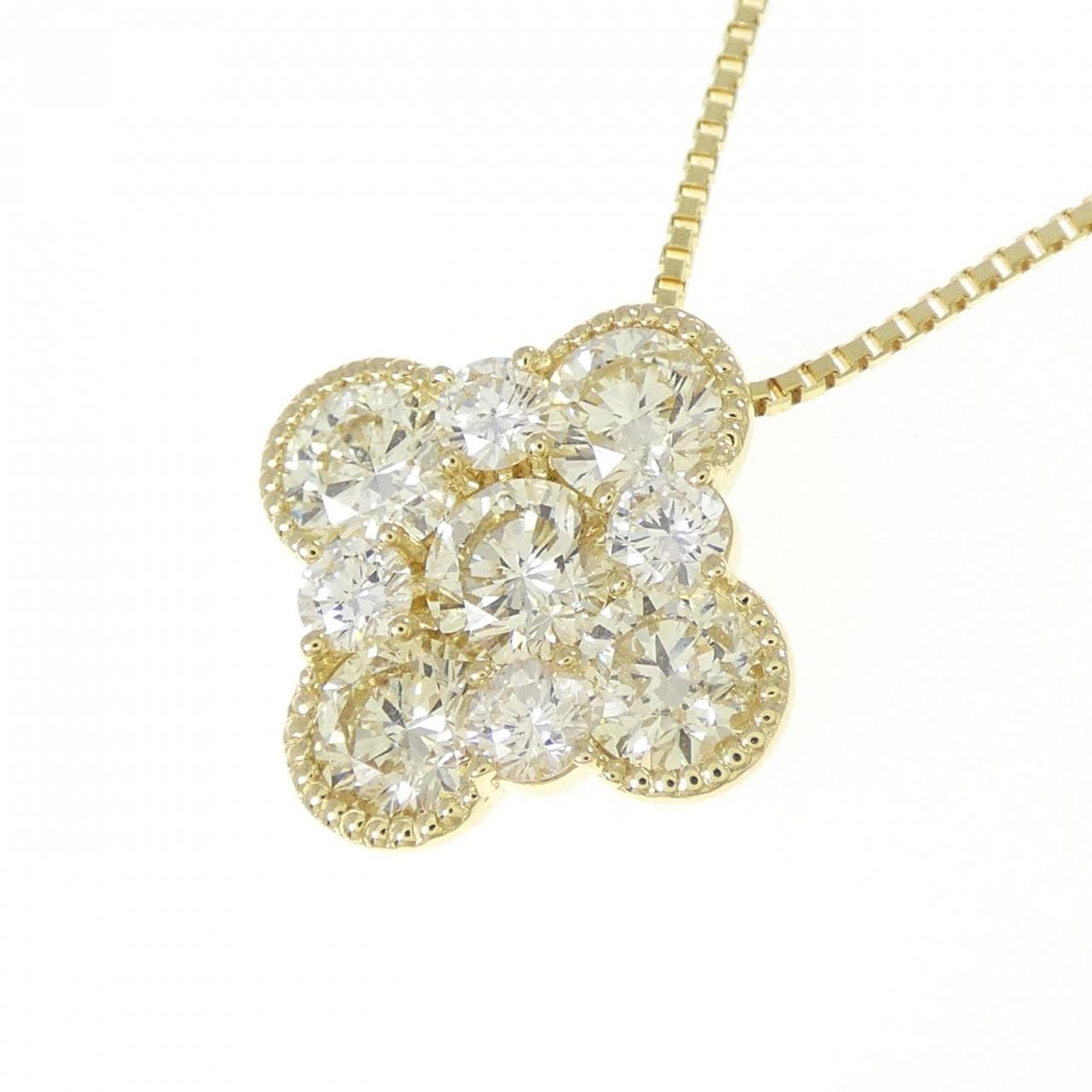 K18YG ダイヤモンド ネックレス 2.00CT