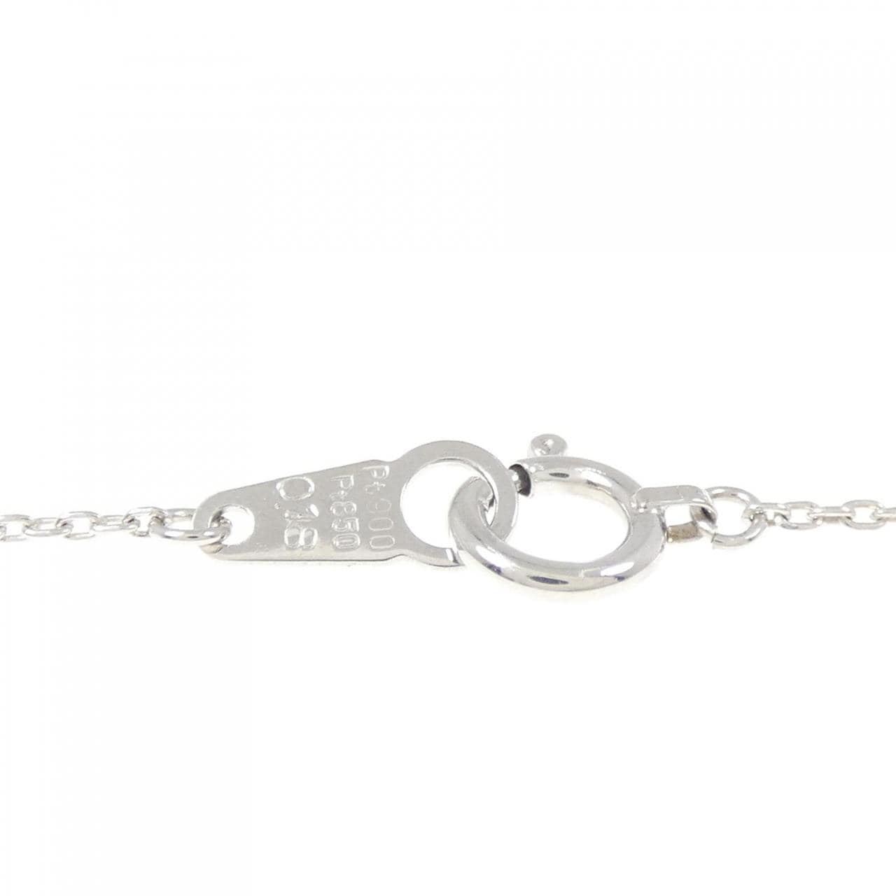 ヴァンドーム クロス ダイヤモンド ネックレス 0.18CT