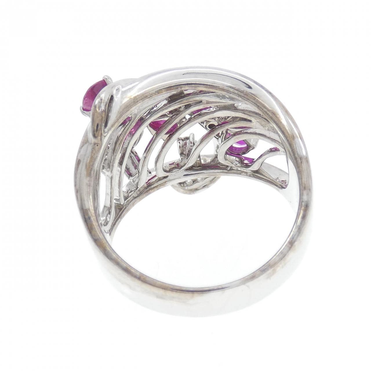 750WG ルビー リング 2.06CT