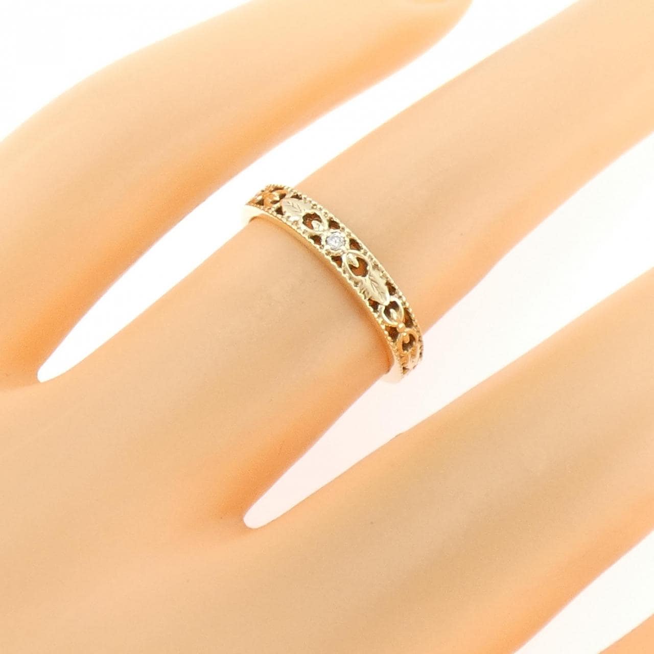 アガット ダイヤモンド リング