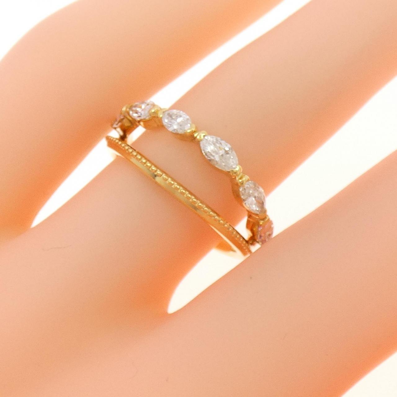 【新品】K18YG ダイヤモンド リング 0.60CT
