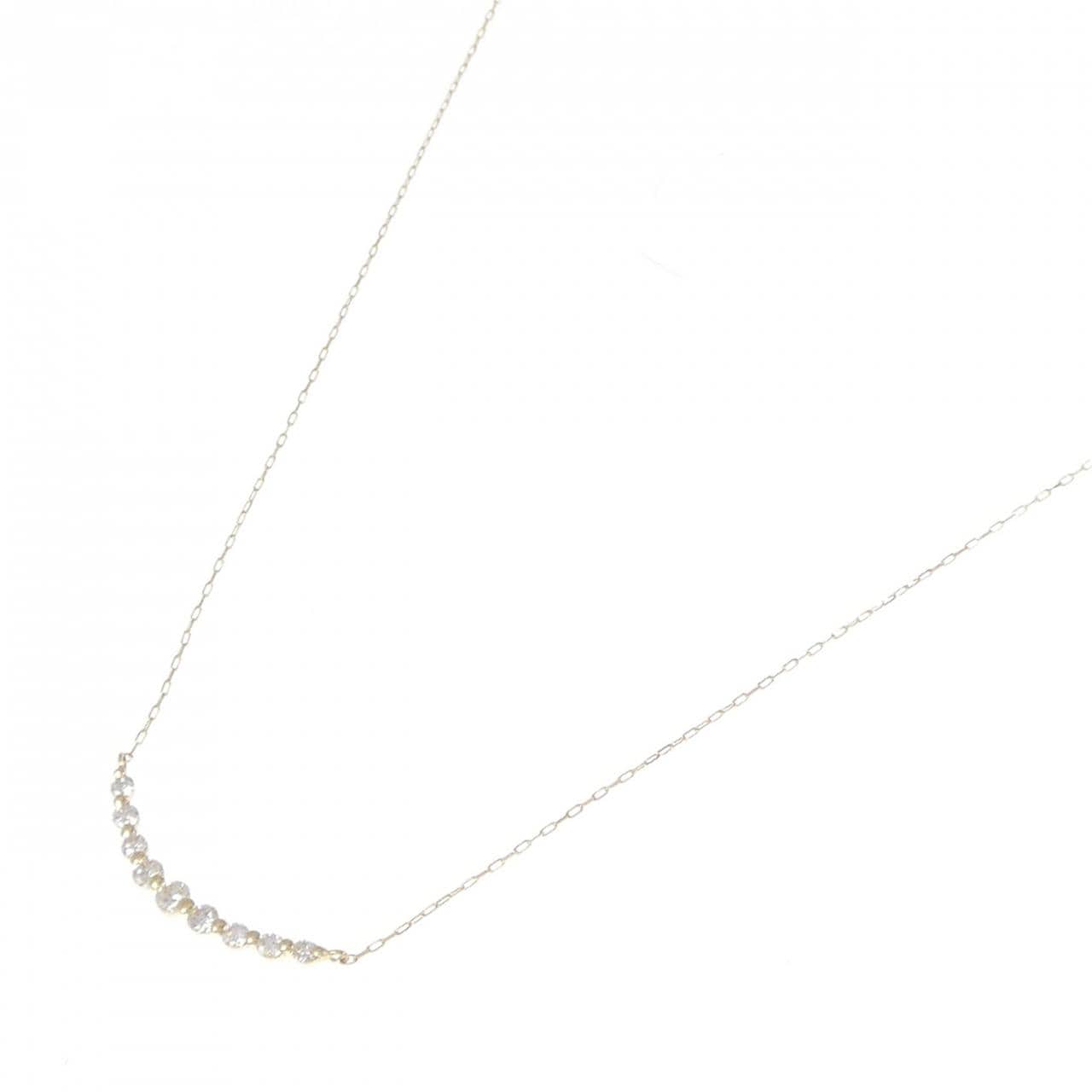 【新品】K18YG ダイヤモンド ネックレス 0.20CT