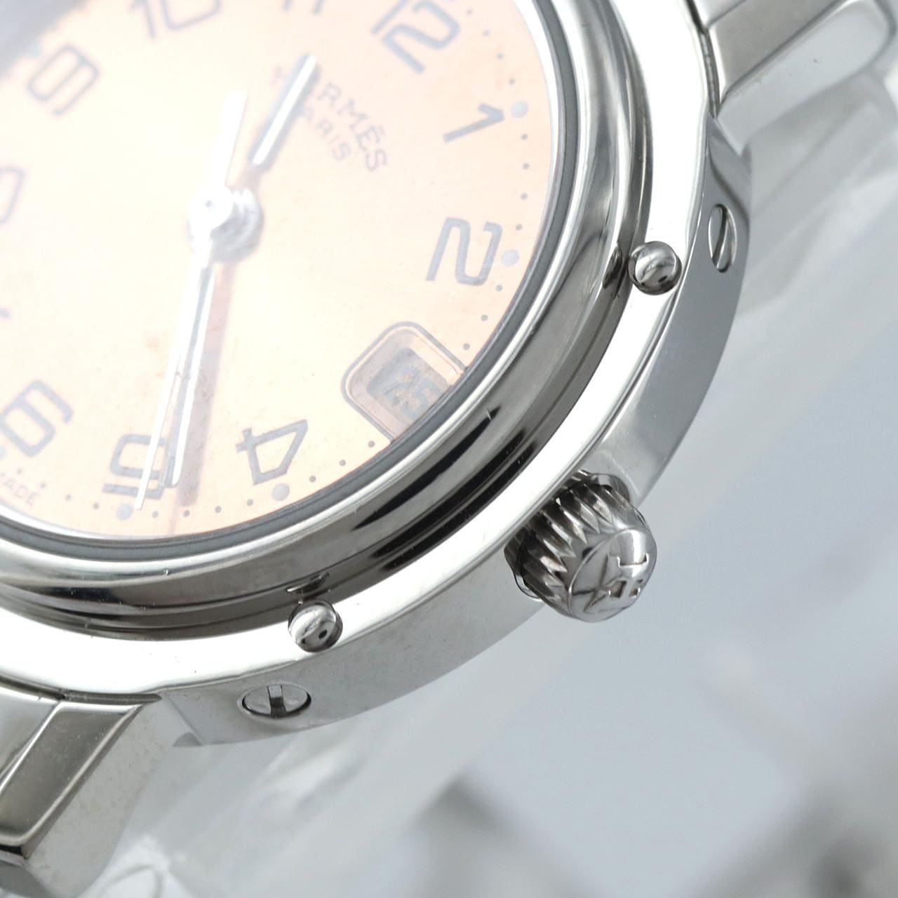 HERMES Clipper CL4.210 不銹鋼石英