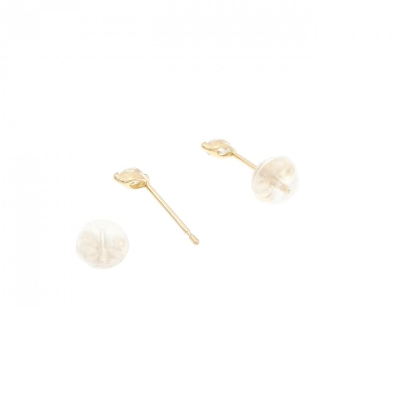 【新品】K18YG ダイヤモンド ピアス 0.14CT