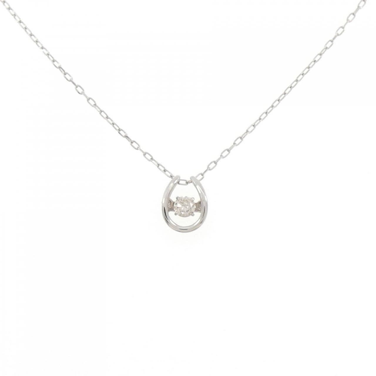 PT900/PT850 ダイヤモンド ネックレス 0.10CT