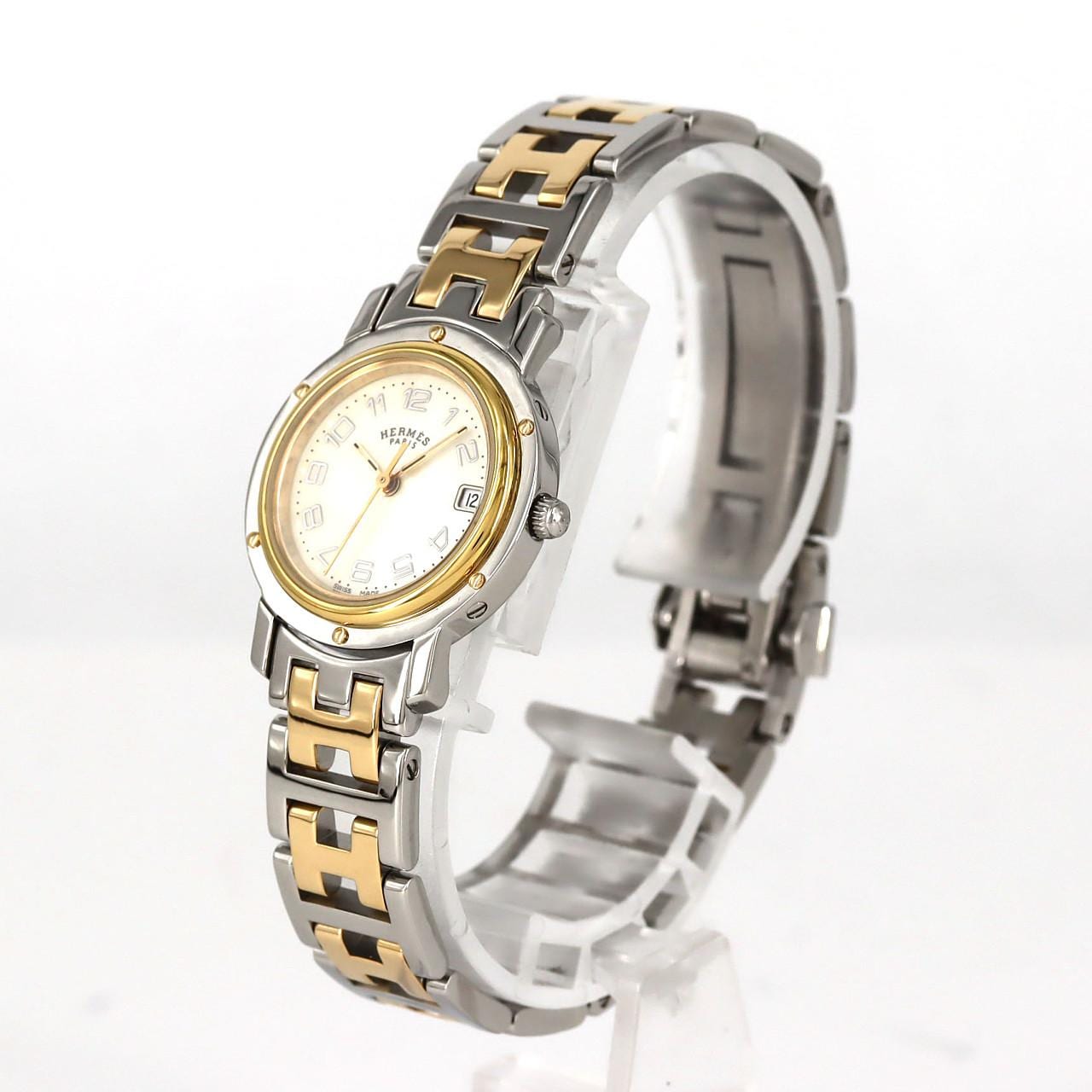 エルメス クリッパーナクレ コンビ CL4.220 SSxGP クォーツ