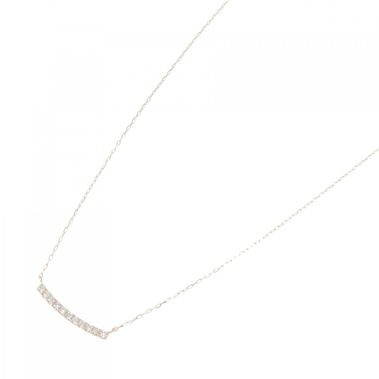 【リメイク】K18YG ダイヤモンド ネックレス 0.10CT