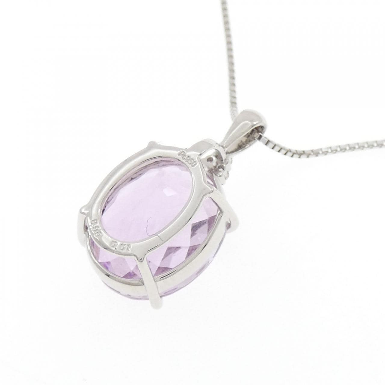 PT950/PT850 Kunzite Necklace 8.00CT