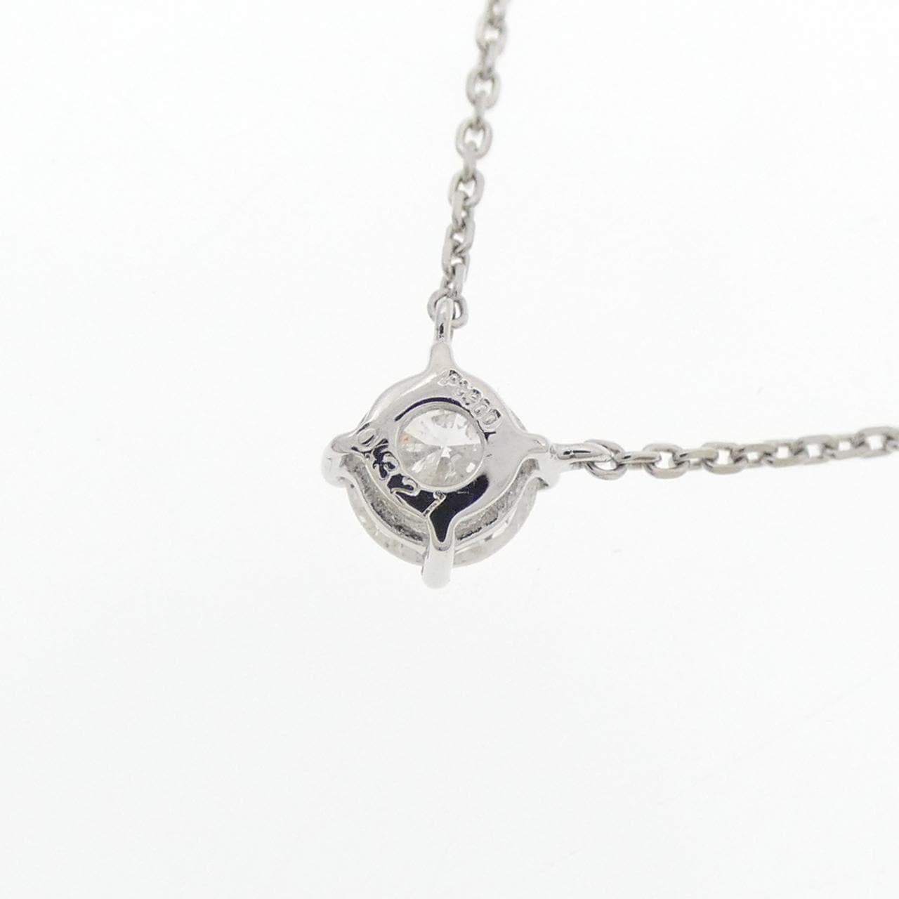 PT900/PT850 ソリティア ダイヤモンド ネックレス 0.321CT
