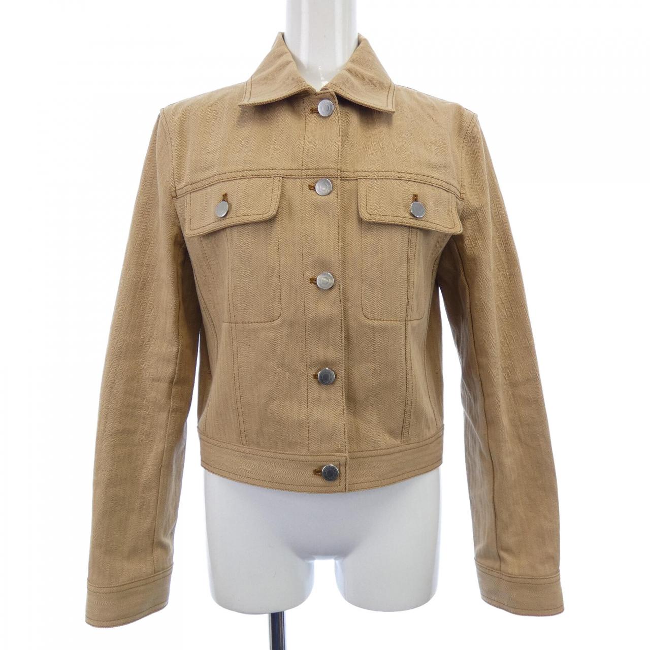 エルメス HERMES ヘリンボーン 4H0257DI デニムジャケット