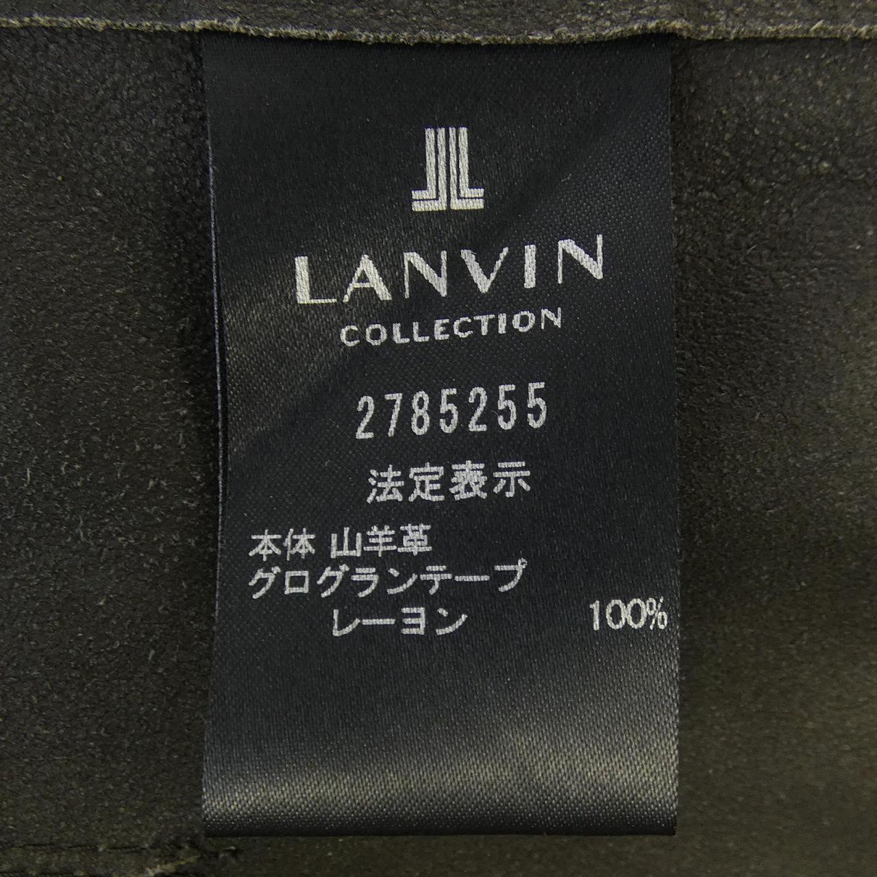 ランバンコレクション LANVIN COLLECTION レザージャケット