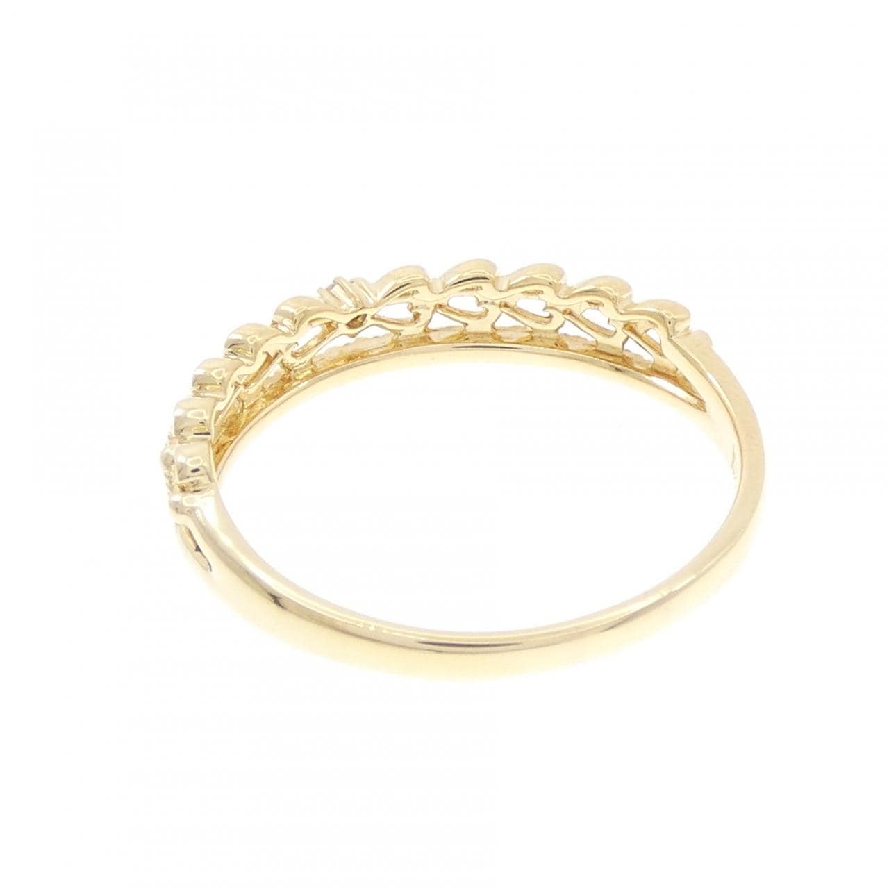 K18YG ダイヤモンド リング 0.10CT