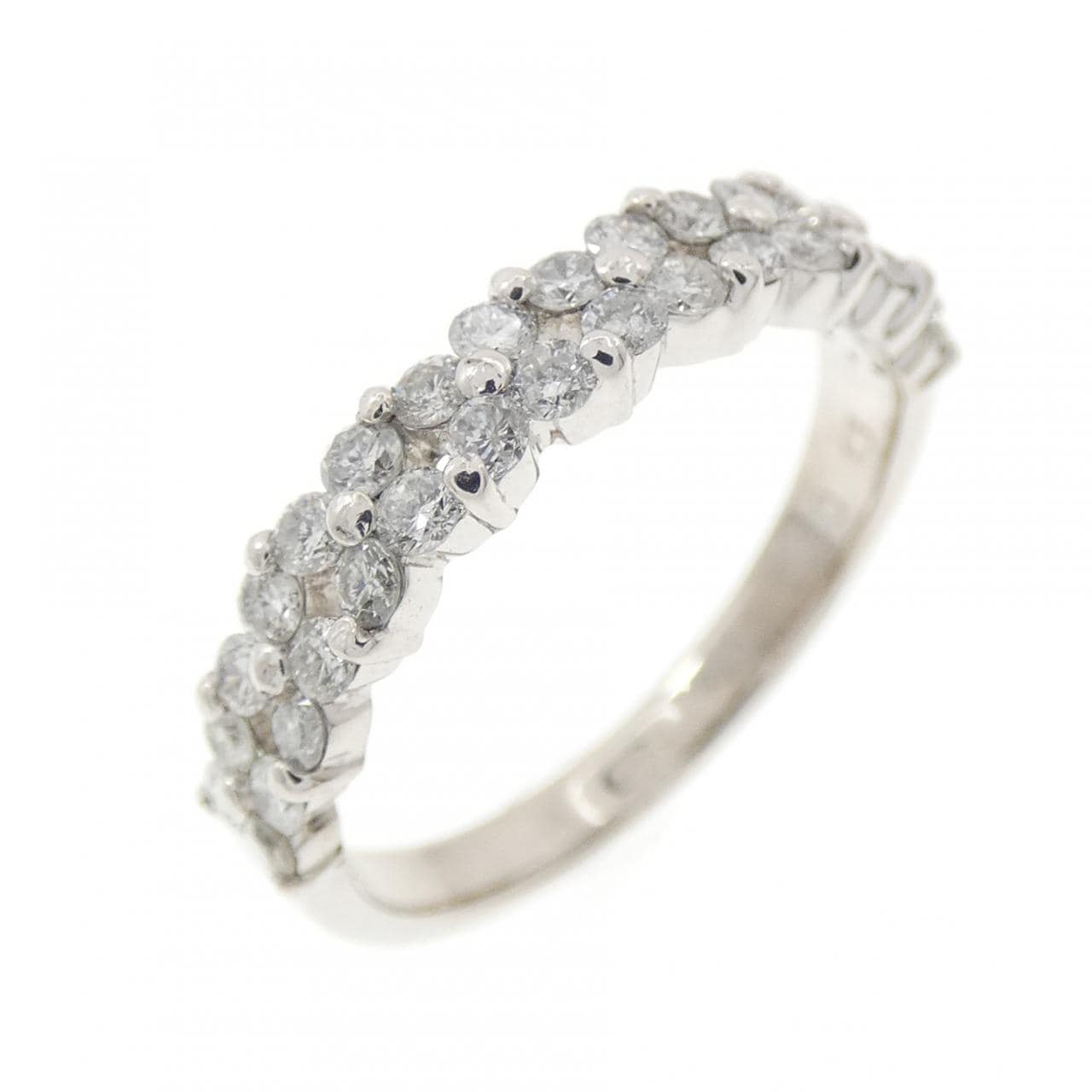K18WG ダイヤモンド リング 0.50CT