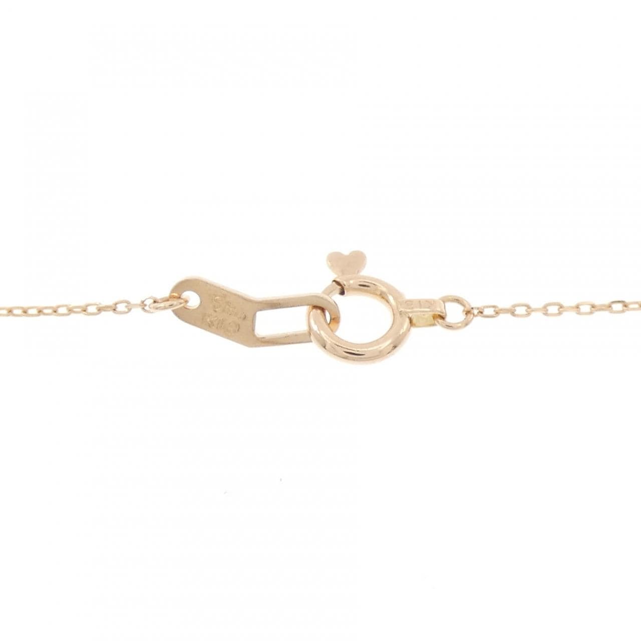 スタージュエリー ムーンセッティング ネックレス 0.04CT