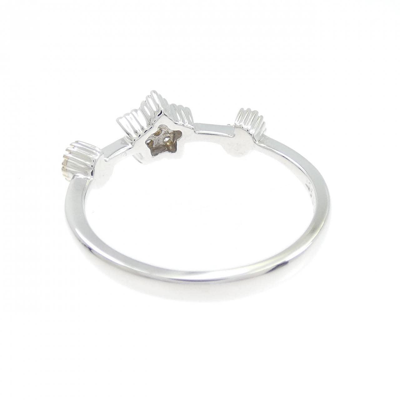 セイレーン　アズーロ スター×ムーン ダイヤモンド リング 0.06CT