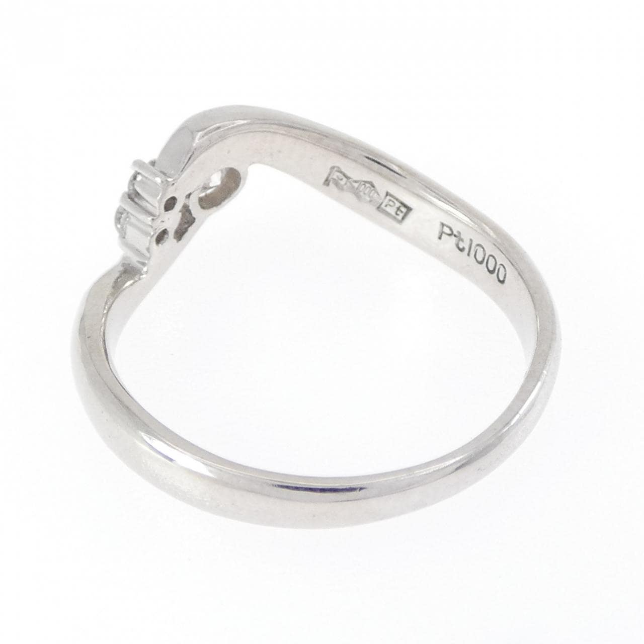 PT1000 ダイヤモンド リング 0.117CT