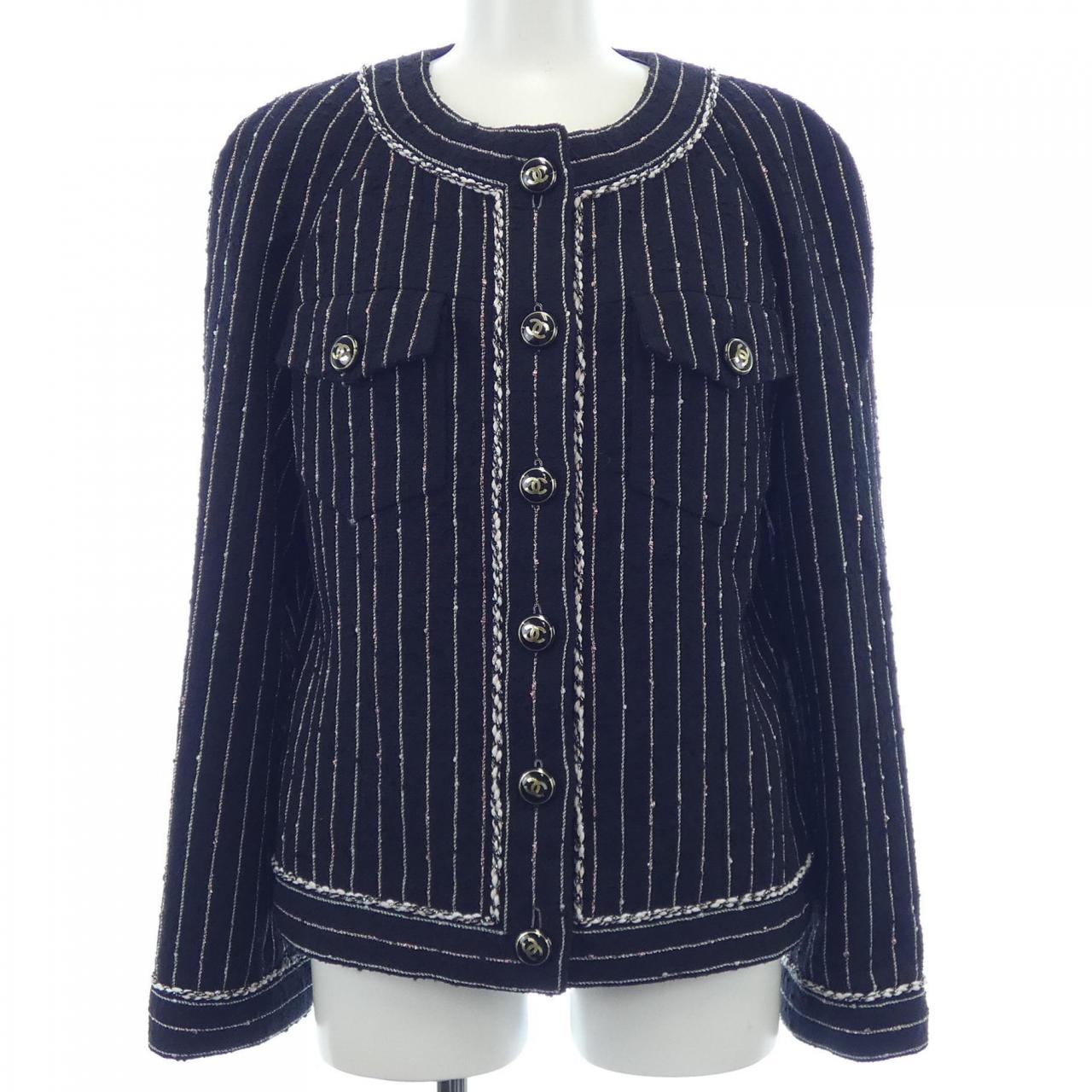 シャネル CHANEL P74419V65934 23P ノーカラージャケット