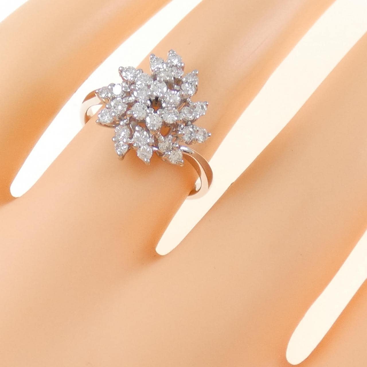 PT900 Diamond Ring 0.52CT