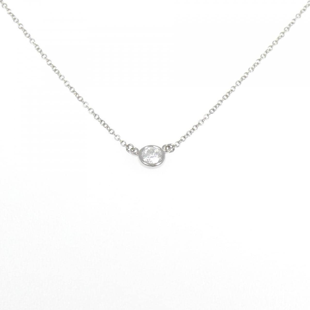 ティファニー バイザヤード ネックレス 0.20CT F VS1 3EXT