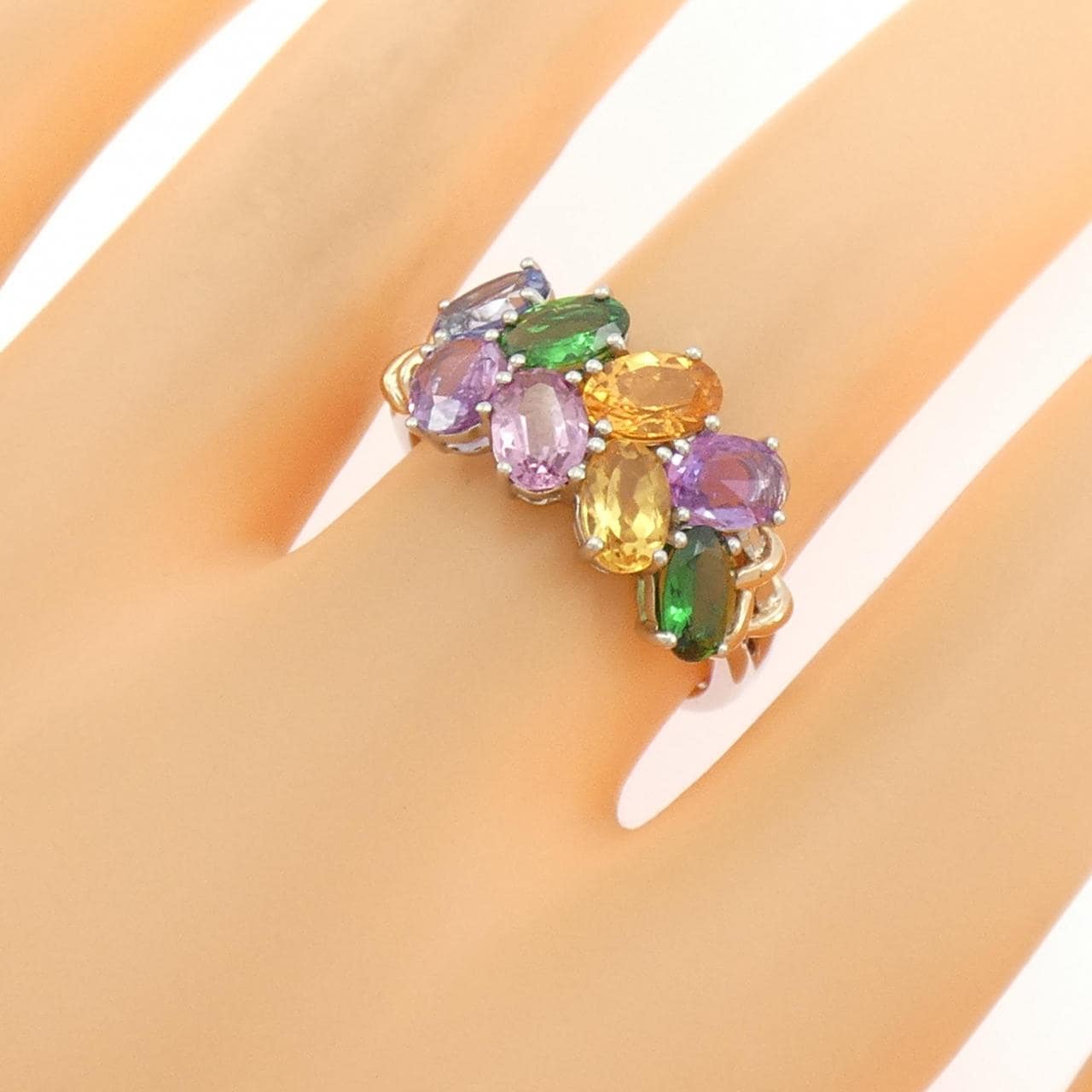 ジーエスティービー カラーストーン リング