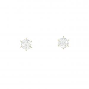 [BRAND NEW] K18YG Diamond earrings 0.30CT 0.30CT D SI2 3EXT