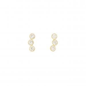 【リメイク】K18YG ダイヤモンド ピアス 0.20CT