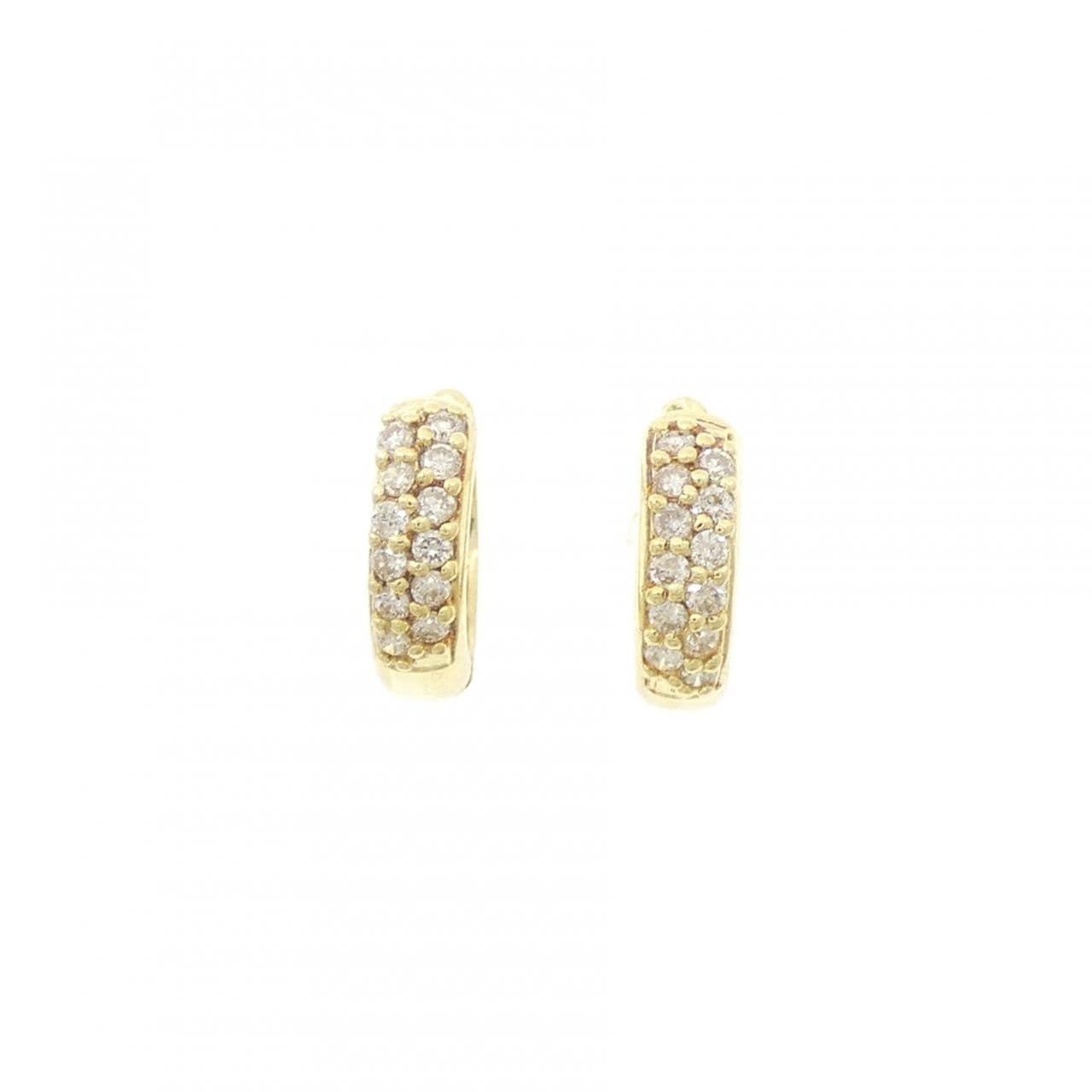 K18YG ダイヤモンド ピアス 0.20CT