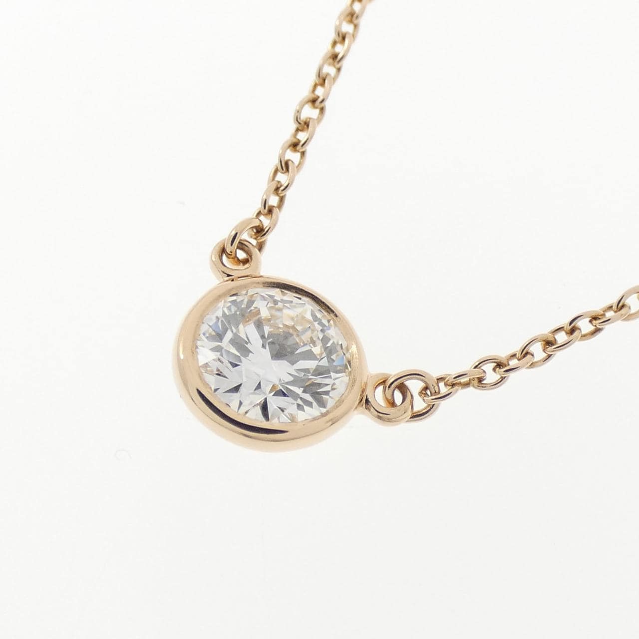 ティファニー バイザヤード ネックレス 0.40CT G VVS2 3EXT