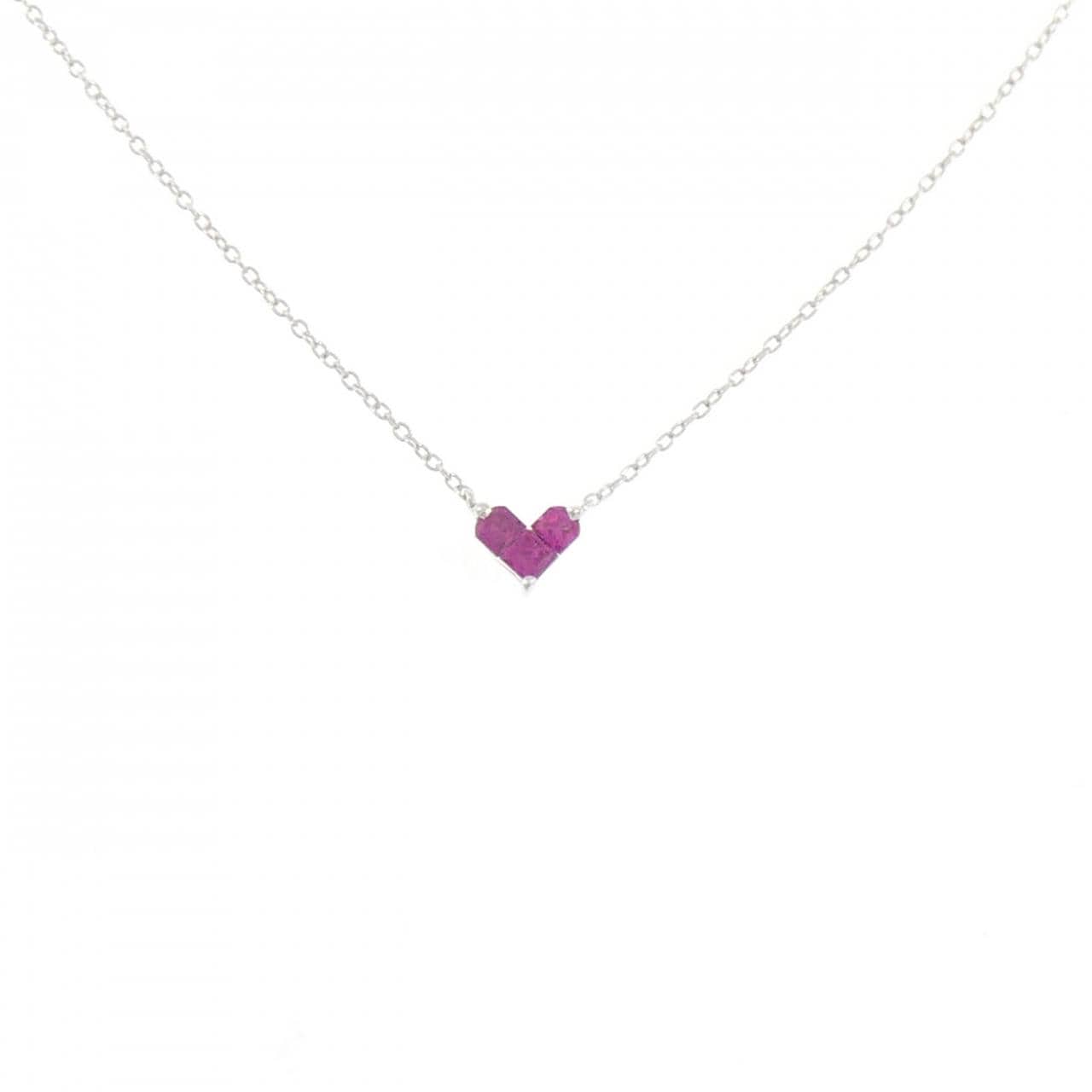 スタージュエリー ミステリアスハート ネックレス 0.13CT