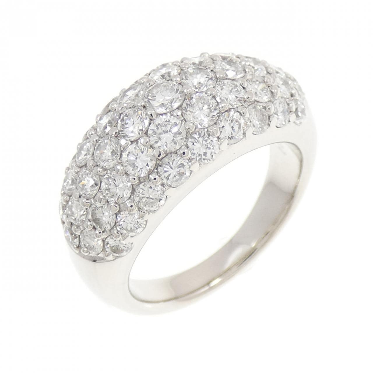 PT900 パヴェ ダイヤモンド リング 2.11CT