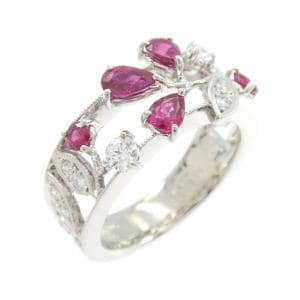 ミキモト ルビー リング 0.83CT