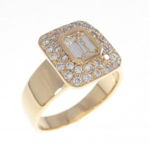 K18YG ダイヤモンド リング 0.50CT