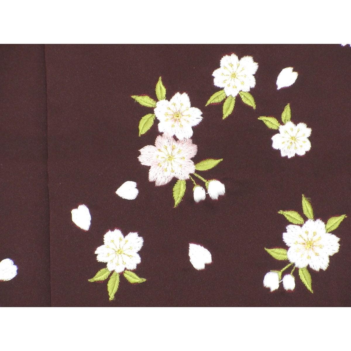 女袴　ボカシ刺繍　紐下９９ｃｍ