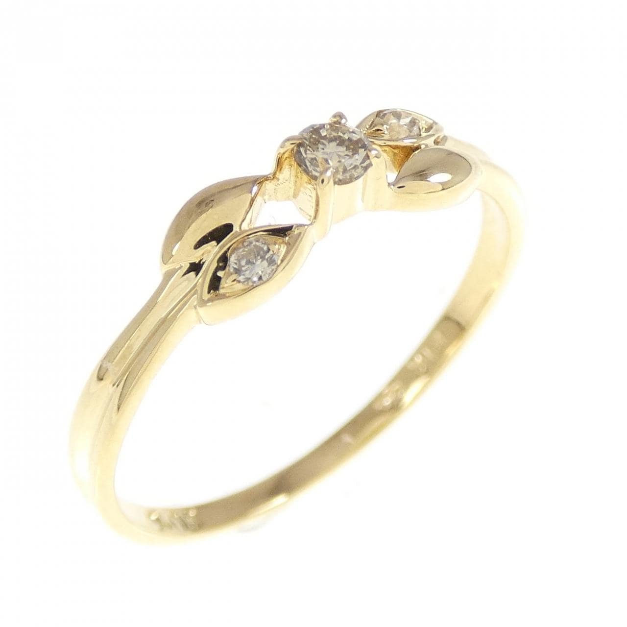 K18YG ダイヤモンド リング 0.08CT