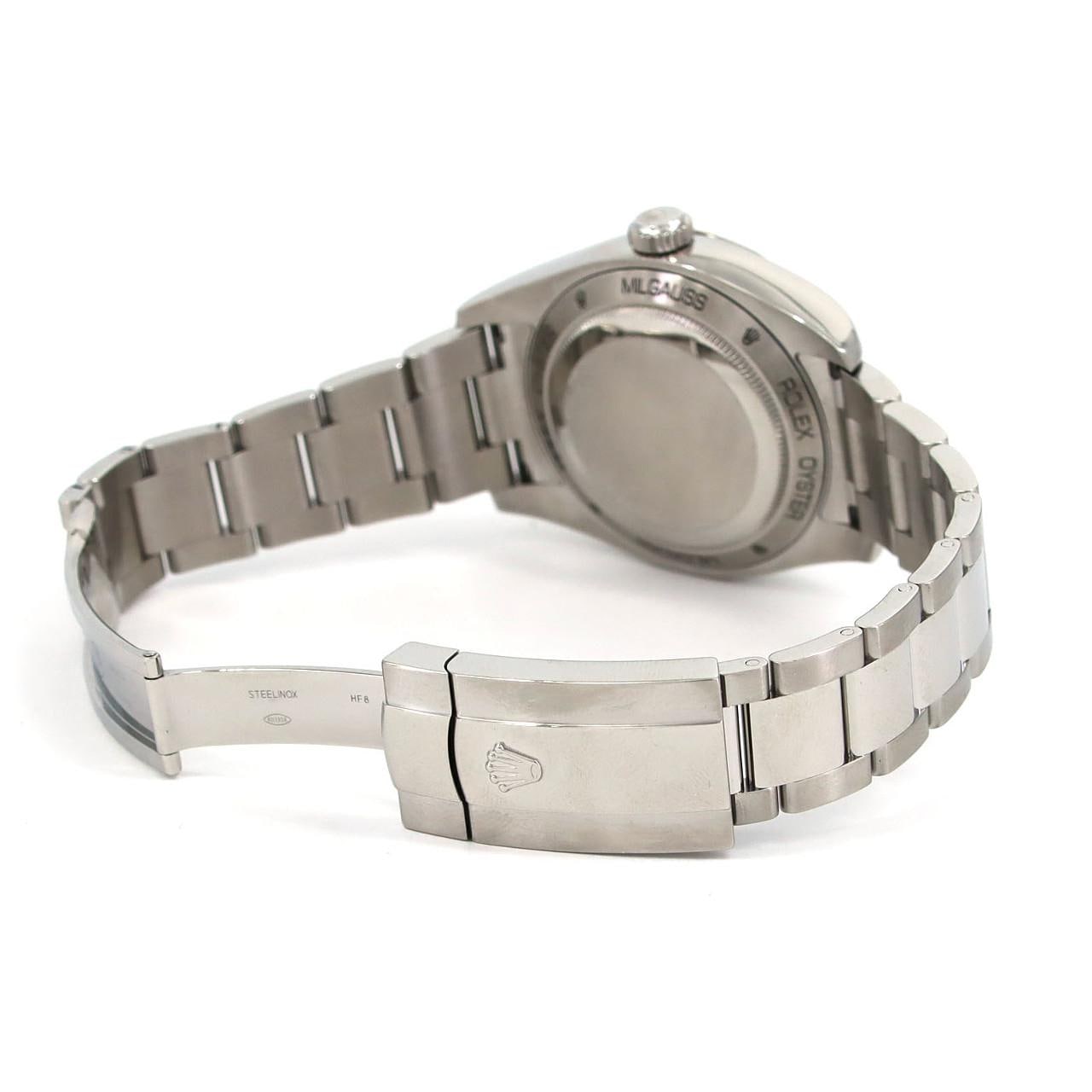 ロレックス ミルガウス 116400GV SS 自動巻 ランダム番