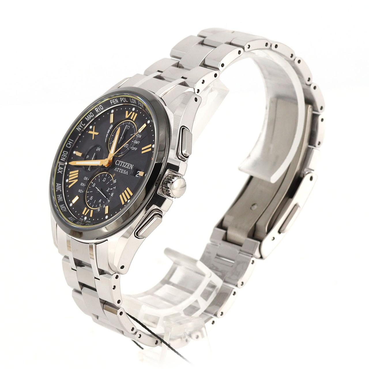 【新品】シチズン アテッサ 電波時計 H800-A1CDW07/AT8244-57E TI ソーラークォーツ