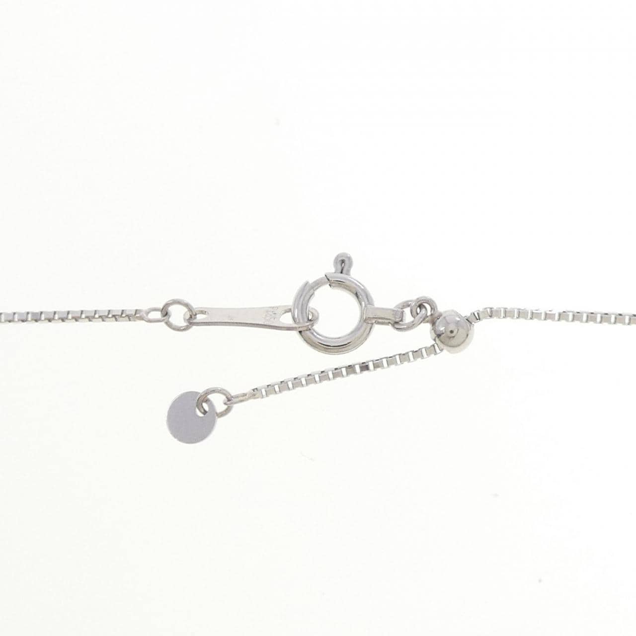 PT900/PT850 ダイヤモンド ネックレス 1.038CT M SI1 ペアシェイプ