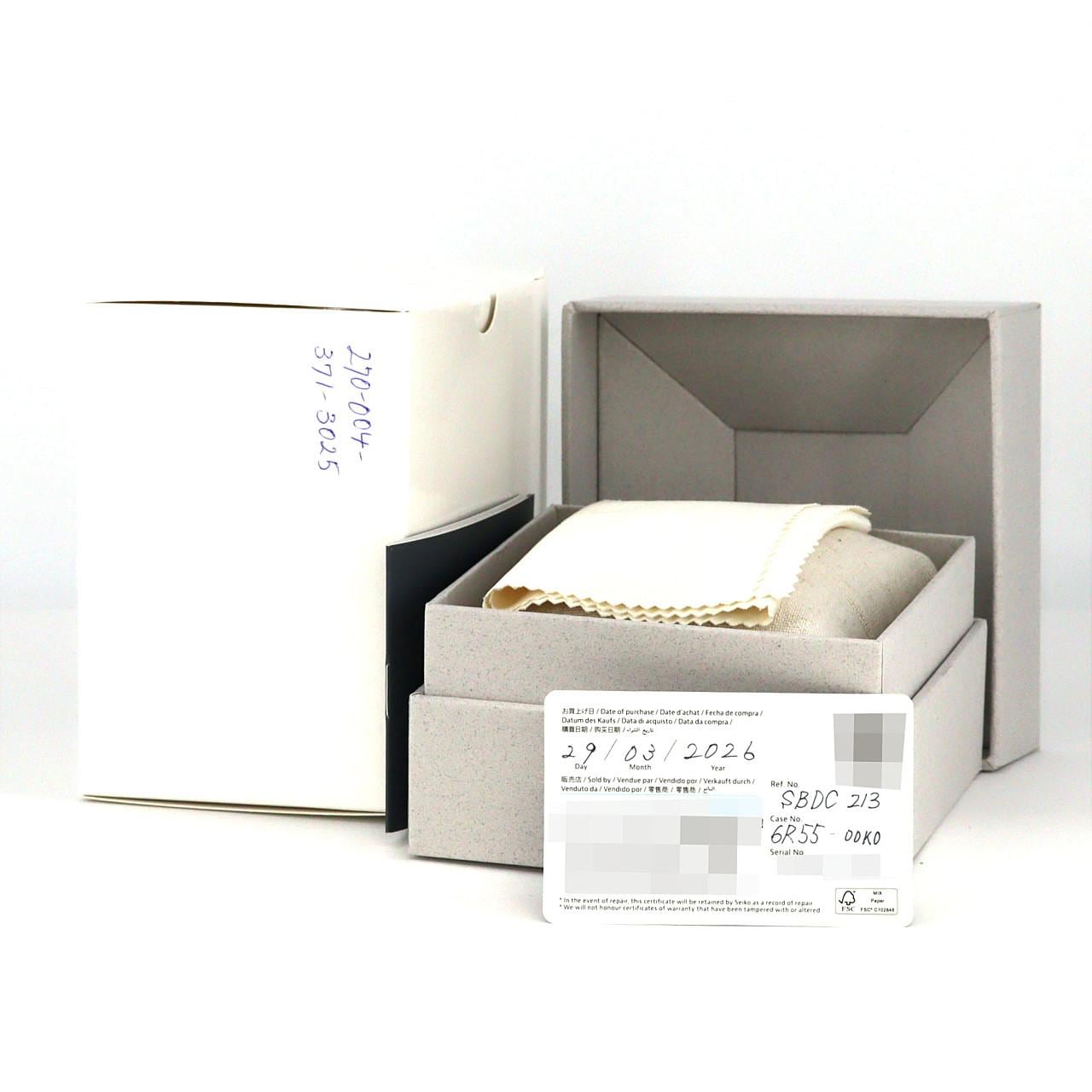 セイコー プロスペックス LIMITED 6R55-00K0/SBDC213 SS 自動巻