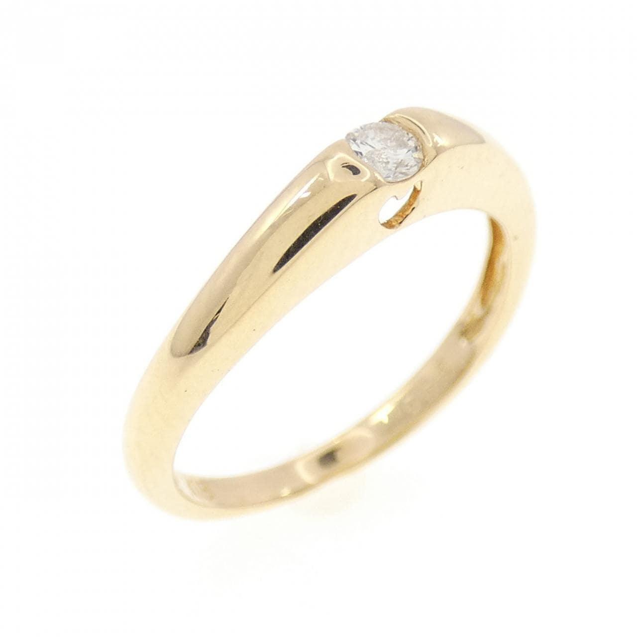 K18YG ダイヤモンド リング 0.06CT