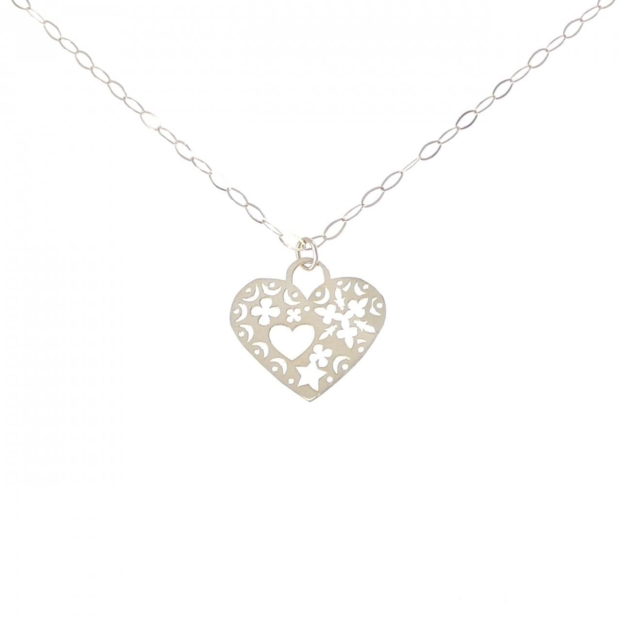 K10YG ハート ネックレス